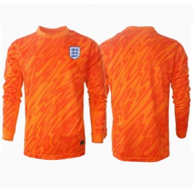 Pánské fotbalový oblečení Anglie Brankář Domácí košile ME 2024 Dlouhým Rukávem